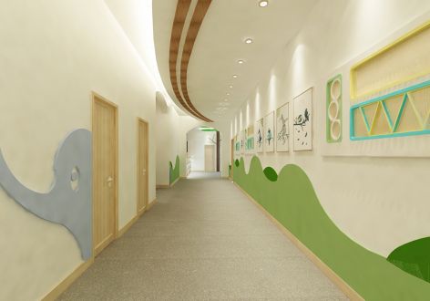 600平米幼儿园现代风格装修设计效果图