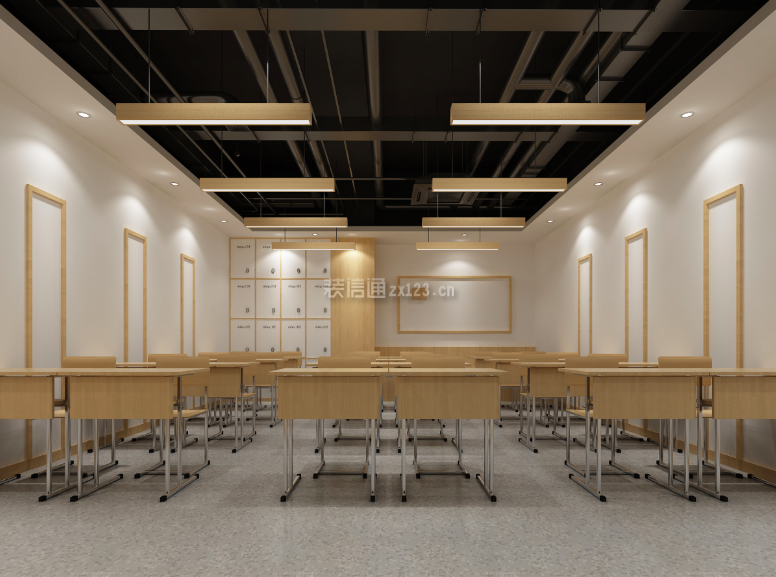 上海培训机构办公室新古典风格580平米装修效果图案例