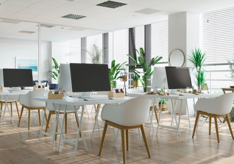 北欧风小清新420平办公室装修效果图