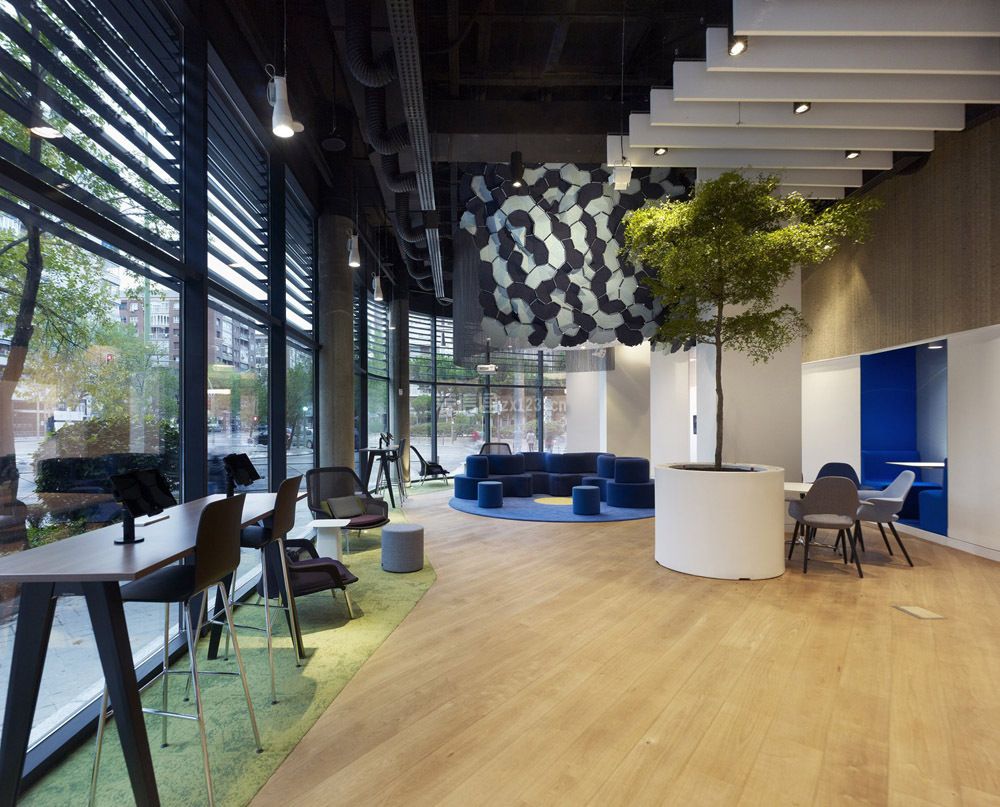 现代风格800平生态办公室装修效果图