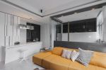 75平米小户型房屋客厅黄色沙发装修图片