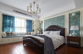 美式风格卧室设计 美式风格卧室墙纸 美式风格卧室装修效果图
