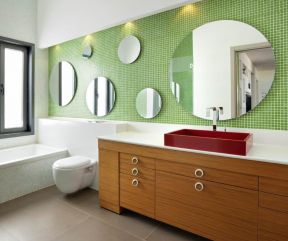 卫生间马赛克瓷砖效果图 卫生间马赛克墙面设计