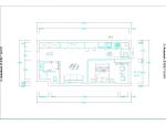京商商贸城现代风格52平米一居室装修效果图