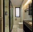现代风格样板房淋浴房隔断装修设计图