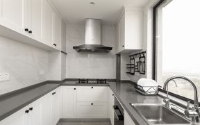 三居110平现代美式风格厨房装修效果图