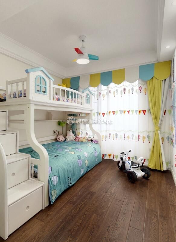 上海简约风格儿童房室内装饰设计图片 