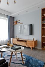 万达文旅城现代风格89平米两居室装修效果图