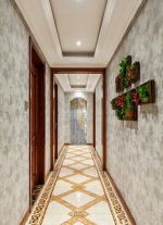 2023上海美式风格房屋走廊地板砖装修图