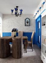 2022上海地中海风格房屋餐厅吊灯装修图