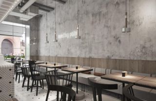 上海餐饮店工业风格室内设计装修图片