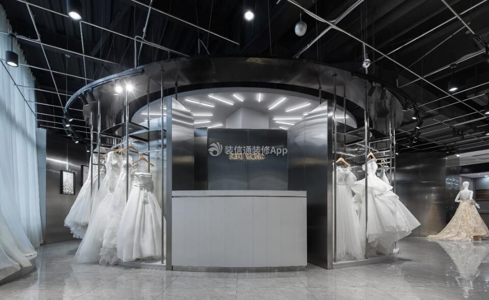 上海商场婚纱店室内装修设计效果图片