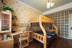 135平米美式风格三居室儿童房效果图