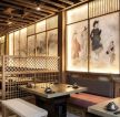 上海时尚韩式风格餐馆餐厅设计装修图