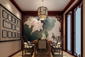 中式餐厅装修色彩搭配