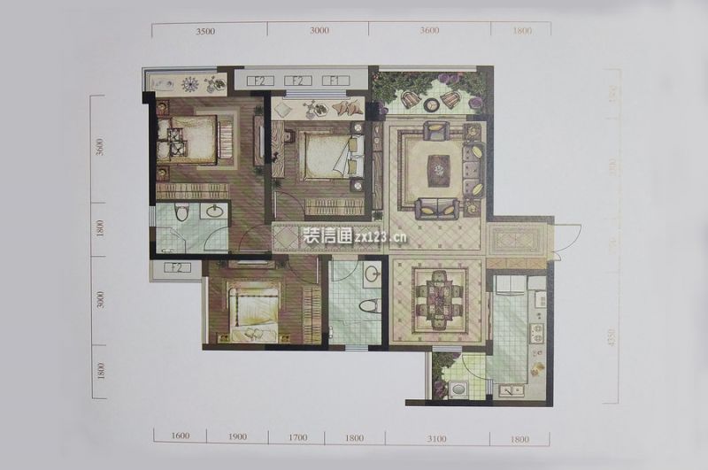 金融街融景城户型图