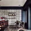 杭州简欧式咖啡厅吧台装修设计图片