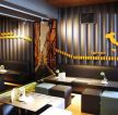 杭州现代风格咖啡厅室内装修效果图