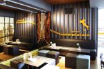 杭州现代风格咖啡厅室内装修效果图