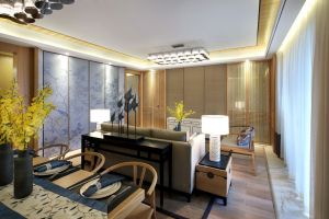 新中式三居室装修案例