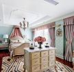 杭州法式风格高端别墅卧室装修设计图 