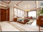 豪布斯卡140平米四居室中式风格装修设计效果图案例