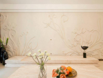 信达西山银杏103平米美式三居室装修效果图