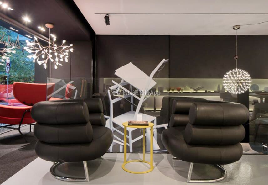 上海家具展厅单人椅装修设计效果图
