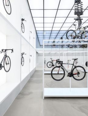 上海自行车展厅创意装修设计图一览