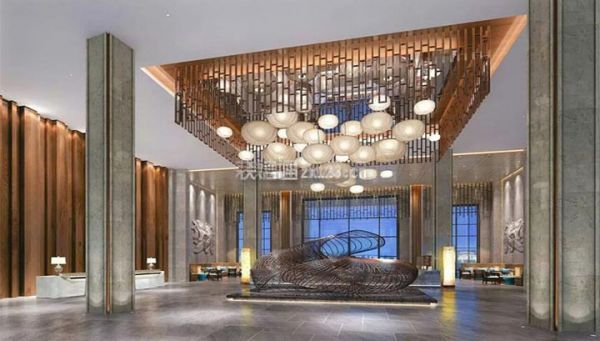 合肥三鼎装饰鑫源商务宾馆现代风格3200平米装修案例