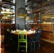 上海工业风格饭店餐厅隔断装修设计图