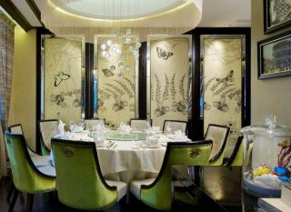 上海新古典风格餐馆餐厅装修图片