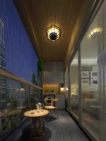 翠海花园60平米二居室现代风格装修设计效果图