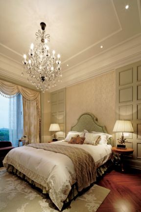 三居120平欧式古典风格卧室装修效果图