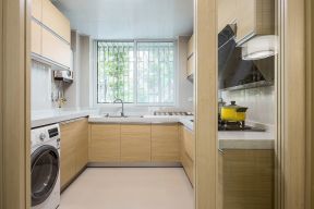 三居95平现代简约风格厨房装修效果图欣赏