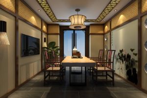【业之峰装饰】中式茶室装修效果图 中式茶室怎么装修