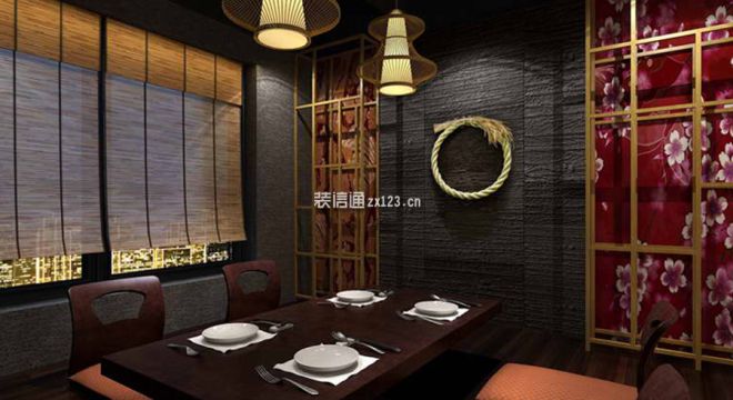 780平米日式风格餐厅装修效果图
