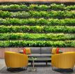 合肥办公楼休闲区植物墙装修装饰图片 