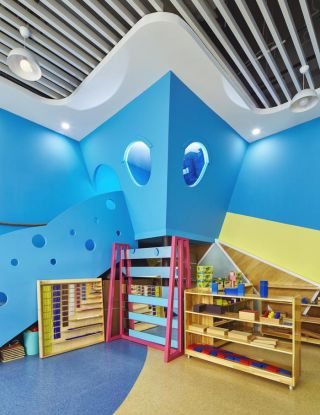 520平现代风格幼儿园活动区装修效果图