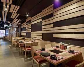 2023合肥餐馆饭店背景墙装修设计图