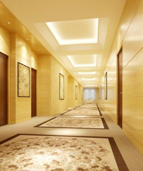酒店走廊装修效果图 宾馆走廊设计图片 宾馆走廊效果图