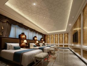 上海高级会所休息室装修设计效果图