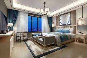瑞安别墅装修：新中式卧室,这才是专属中国人的风格