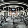 合肥大型健身房动感单车室装修设计图 