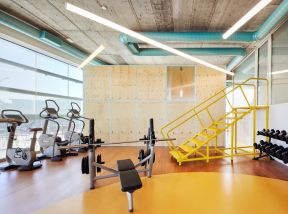 合肥健身房简单装修设计效果图赏析