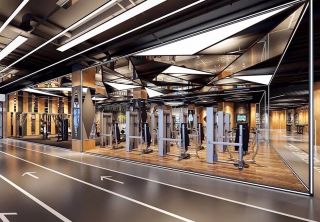合肥大型健身房装修设计图赏析2023