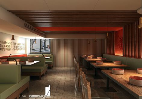 品牌主题餐厅500平米装修设计图片