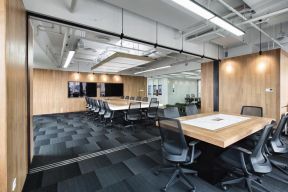 320平现代风格办公室会议室装修效果图