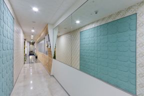 重庆办公室走廊背景墙装修设计效果图