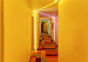 重庆酒店走廊地毯装修装饰效果图大全